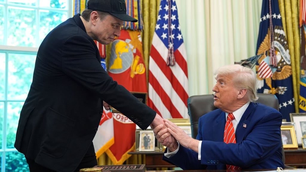 Beim Abschied im Weißen Haus zollten sich Trump und Musk noch gegenseitigen Respekt. (Archivbild)