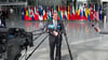 Bundesverteidigungsminister Boris Pistorius (SPD) spricht im Nato-Hauptquartier.