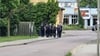 Das Ordnungsamt Halle auf den Weg zur Kontrolle&nbsp; in den sogenannten Trucker-Puff Halle-Trotha in der Brachwitzer Straße.
