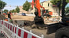 Seit Anfang April wird einem Teil des Harzweges und der Stresemannstraße in Quedlinburg gearbeitet, werden etwa Leitungen erneuert.