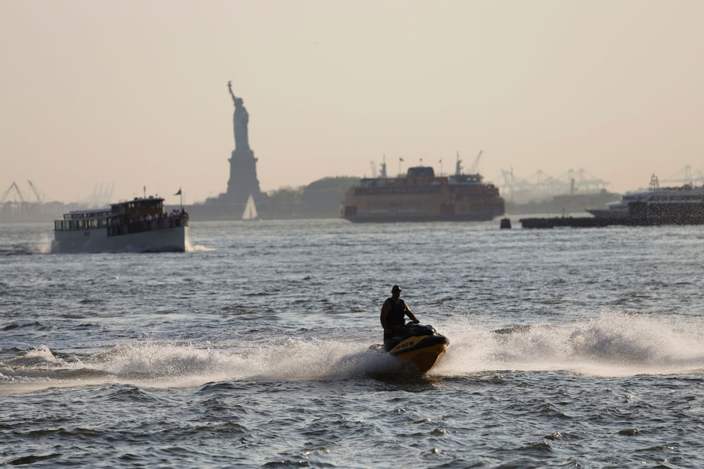 Die Sicht ist getrübt in New York - das liegt an Bränden weit entfernt