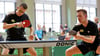 Die Herren des TTC Aschersleben, hier mit Aaron Elzemann (links) und Maximilian Schuck, wollen sich in der Oberliga beweisen. 
