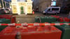 Betonsperren an den Zugängen zum Magdeburger Weihnachtsmarkt nach dem Anschlag vom 20. Dezember 2024. Bei seinem Anschlag hatte der Attentäter Lücken im Sicherheitsnetz genutzt.&nbsp;