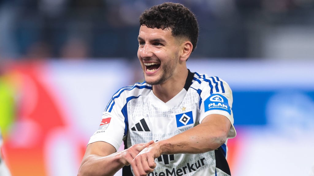 Daniel Elfadli wechselte im Sommer 2024 vom 1. FC Magdeburg zum Hamburger SV.