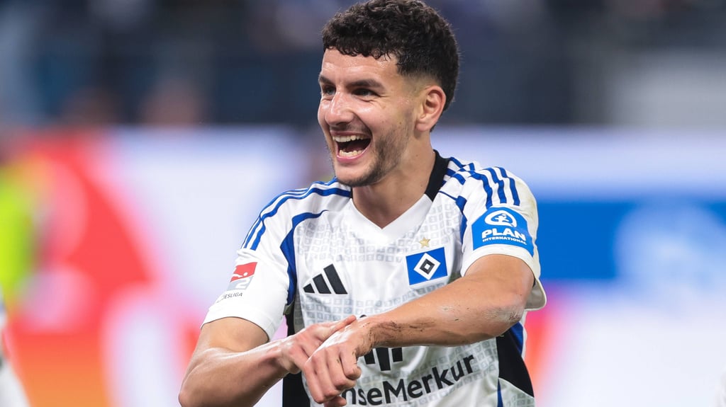 Daniel Elfadli wechselte im Sommer 2024 vom 1. FC Magdeburg zum Hamburger SV.