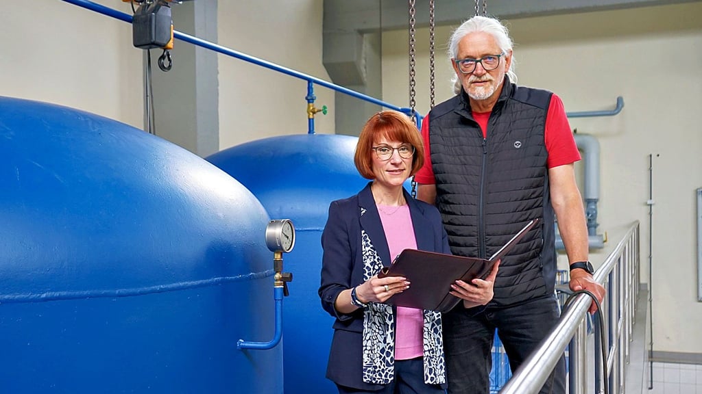 Fragen beantworten Peter Bogel und Anette Franke beim Tag der offenen Tür am 15. Juni 2025.