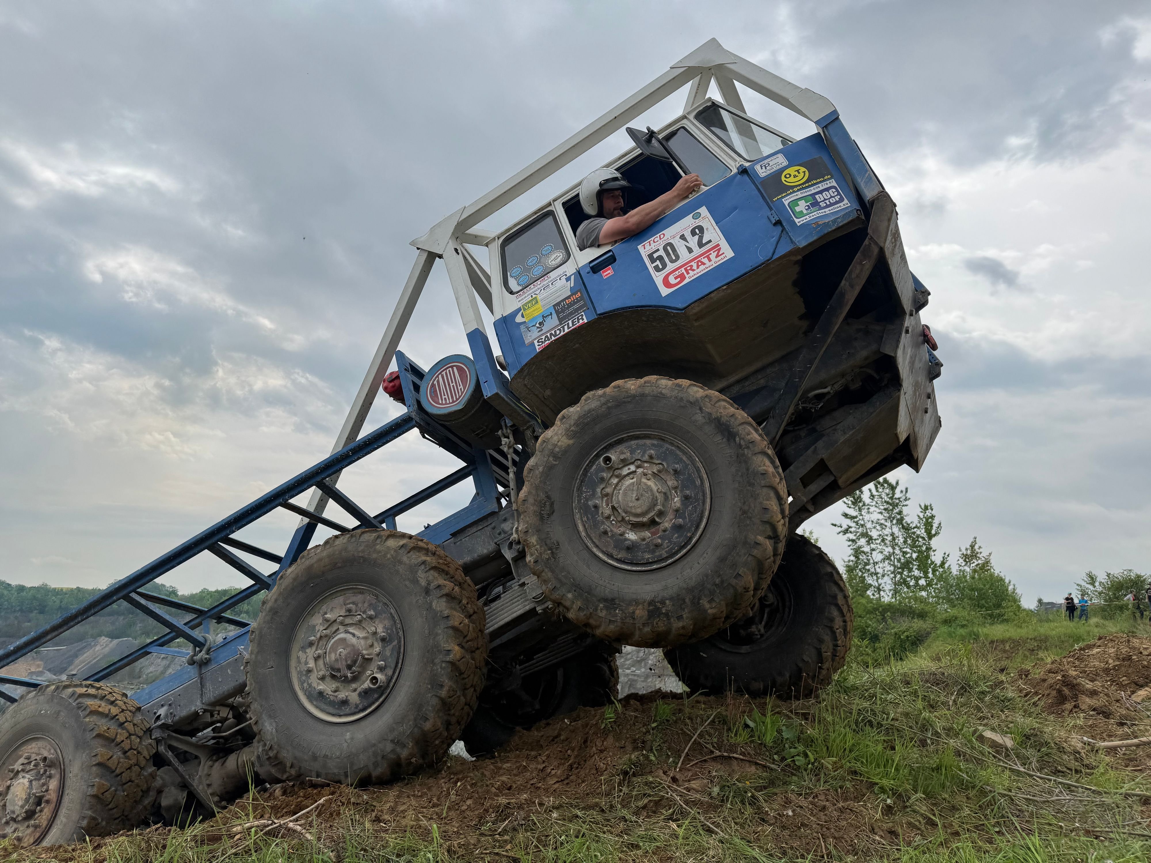 Motorsport-Event im Harz: Truck-Trial-Meisterschaft im Harz: Tagebau der Fels-Werke wird zum Hindernis-Parcours