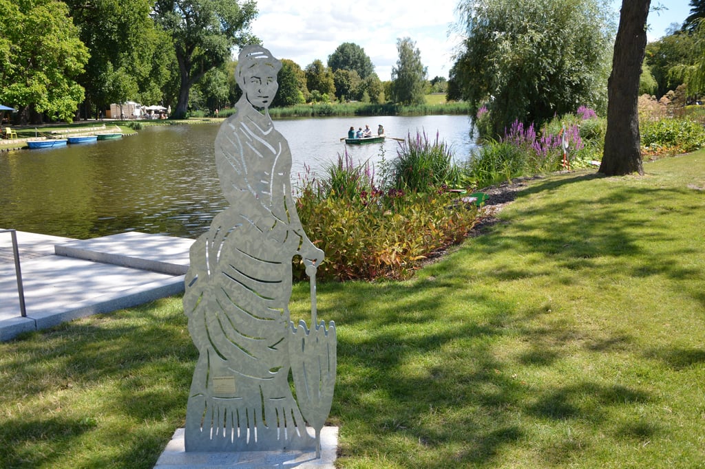 Der malerische Flickschupark in Burg, hier wird am Pfingstwochenende eine besondere Führung angeboten