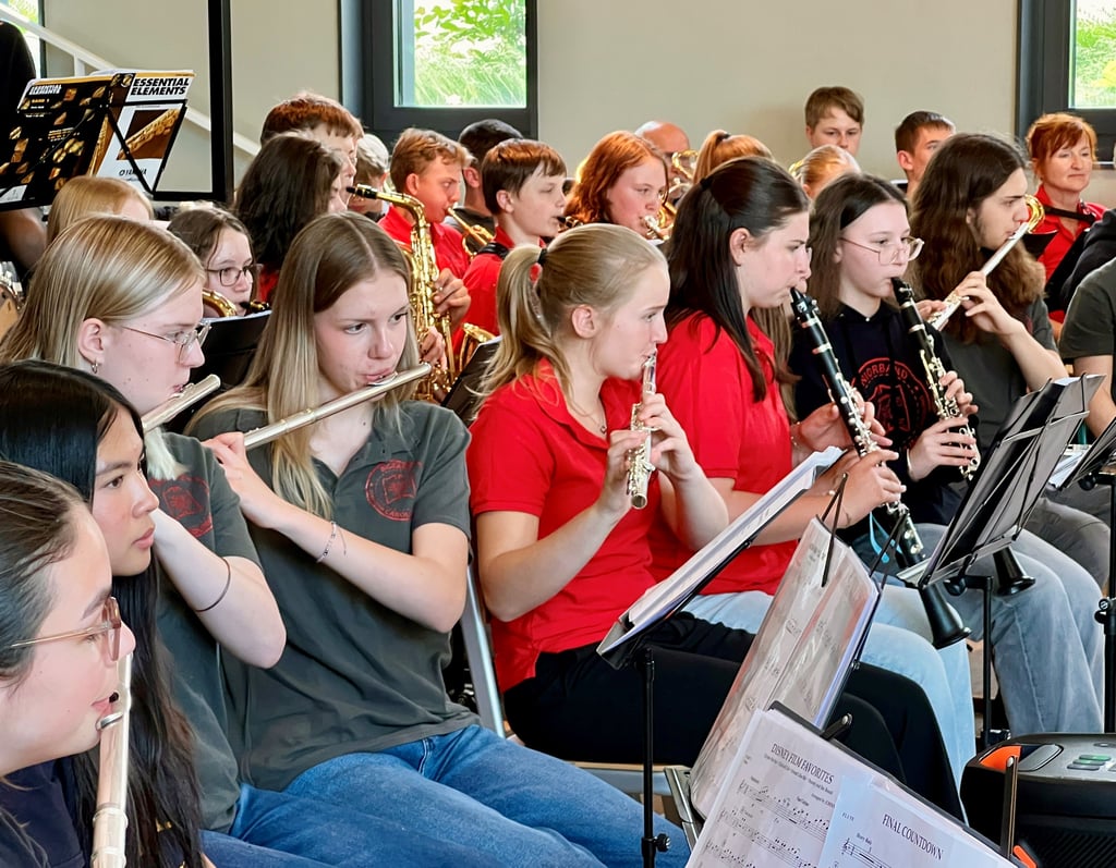 Bläser on Concert: Das galt für 80 Schüler des Carolinums in Bernburg.