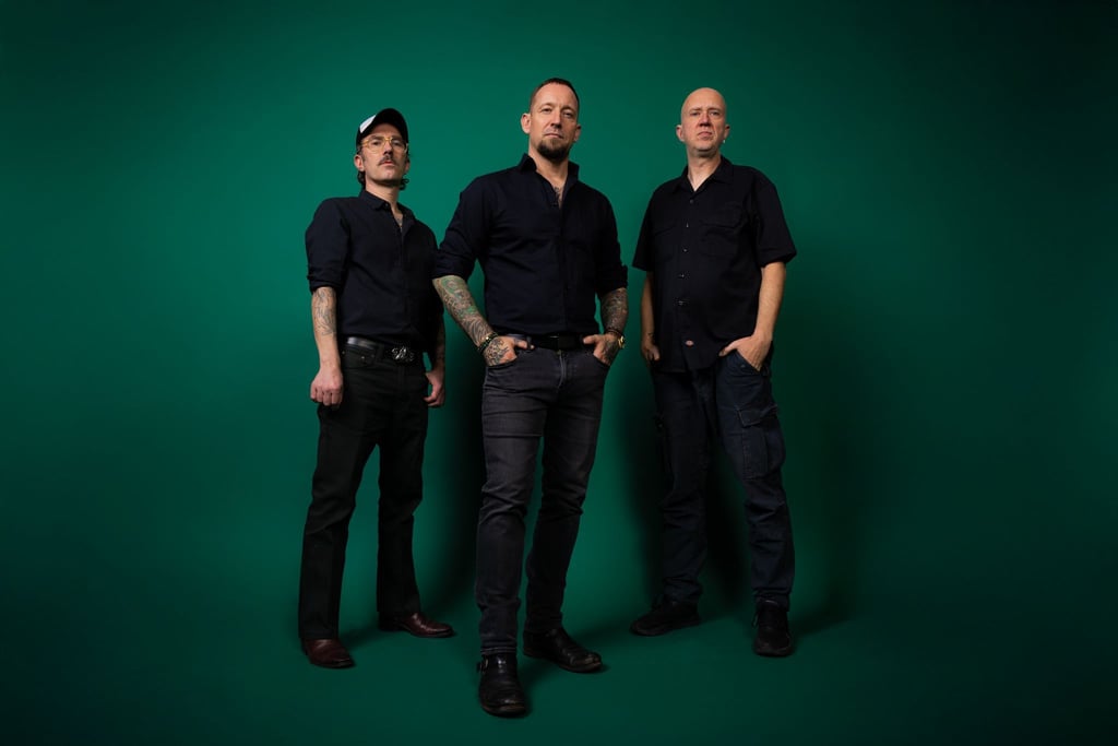 Die Band Volbeat (undatierte Aufnahme). Das Album „God of Angels Trust“ erscheint am 06.06.2025.