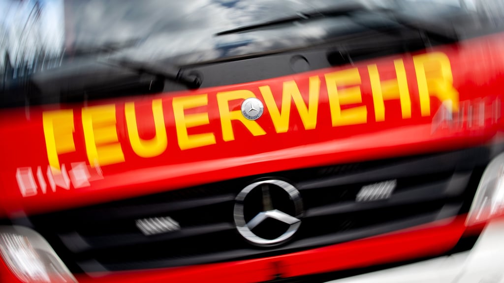 Zwei Grünflächen gerieten am Donnerstag in Coswig in Brand.