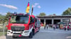 Neues Fahrzeug, neue Halle: Am Dienstag konnten die beiden Anschaffungen für die Roitzscher Feuerwehr in Augenschein genommen werden.