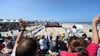 Am Strand der Insel wird während des White Sands Festivals wieder ein Center Court für die Beachvolleyball-Turniere aufgebaut. (Archivbild)