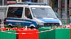 Betonsperren am Zugang zum Magdeburger Weihnachtsmarkt nach dem Anschlag am 20. Dezember.