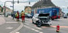 Der Unfall in der Bismarckstraße.