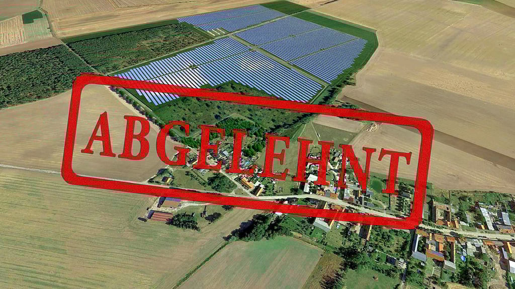 Mit Stimmen der AfD- und der CDU-Fraktionen im Gommeraner Stadtrat wurde der Bau einer bei Karith geplanten PV-Anlage gestoppt.
