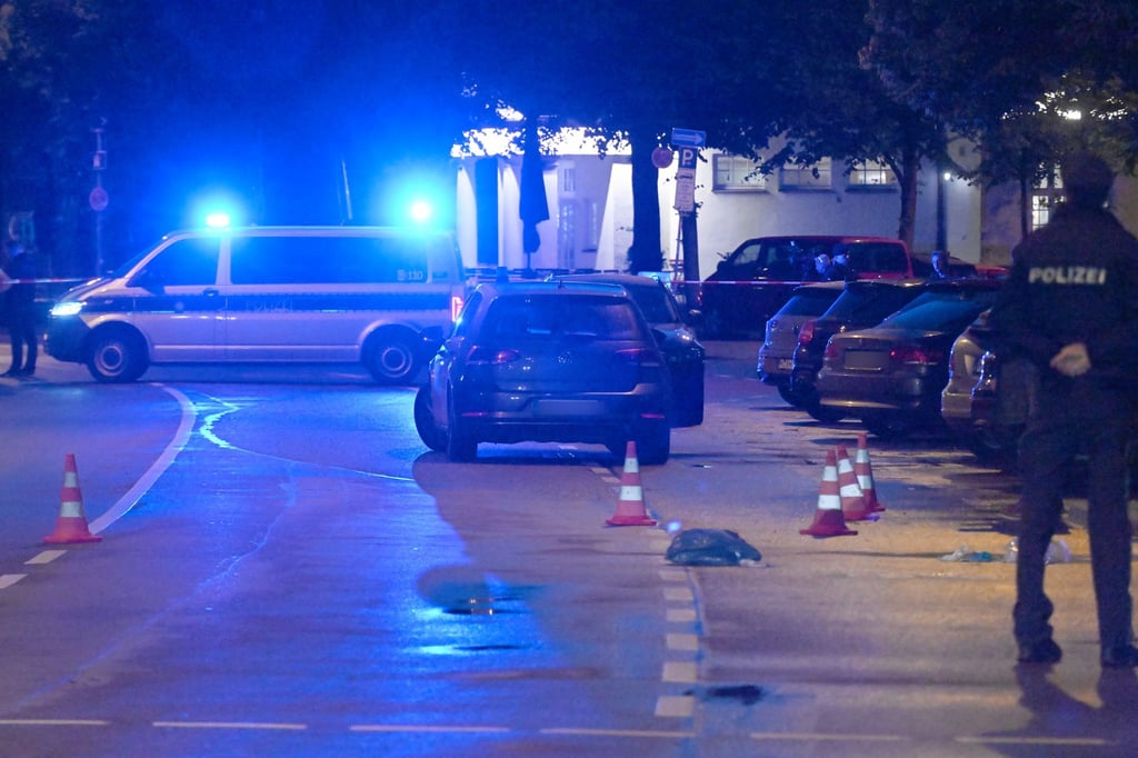 Die Polizei war für die Spurensicherung vor Ort.