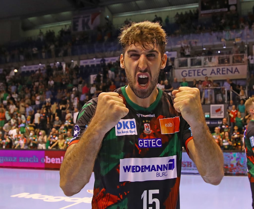 Antonio Serradilla will am Pfingstsonntag doppelt feiern - die Meisterschaft mit dem SCM und den Klassenerhalt seines künftigen Vereins TVB Stuttgart.