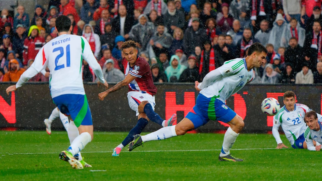 Italiens Abwehr vernascht: Antonio Nusa.