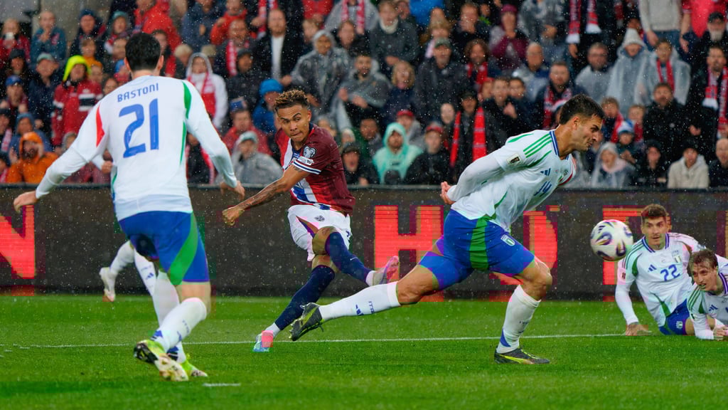 Italiens Abwehr vernascht: Antonio Nusa.