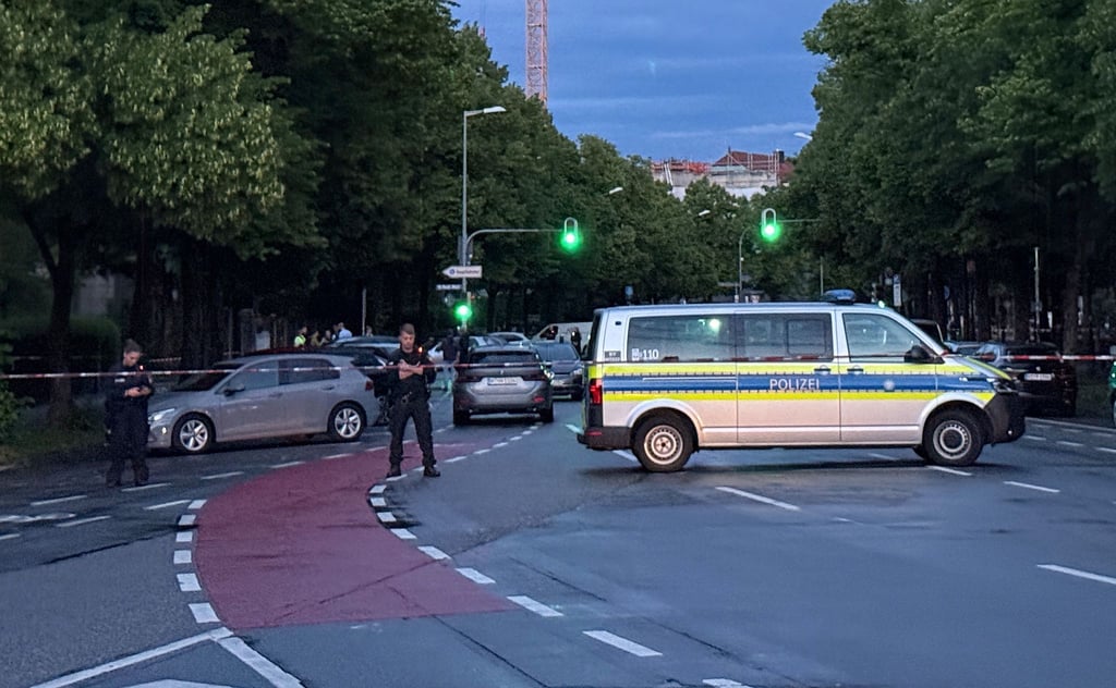 Die Polizei sperrte den Tatort ab.