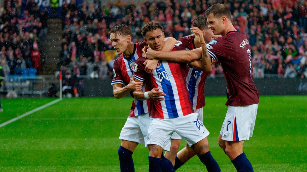 Antonio Nusa (Mitte) lieferte gegen Italien eine Gala.