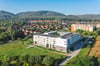 Das GVS-Seniorenzentrum in der Oesig aus der Vogelperspektive. Im Sommer 2025 starten dort Umbauarbeiten, um die Wohn- und Arbeitsbedingungen für Bewohner und Pflegekräfte zu verbessern.