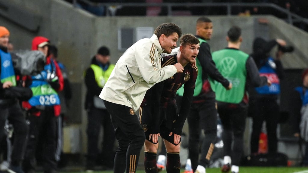 Danny Röhl mit Timo Werner beim DFB.
