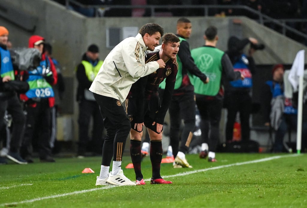 Danny Röhl mit Timo Werner beim DFB.
