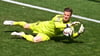 Marc-André ter Stegen in Aktion gegen Frankreich.