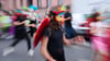 Verkleidete Kinder beim Kinderkarneval der Kulturen.