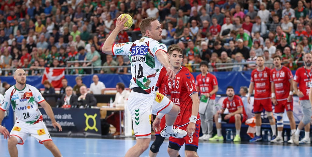Omar Ingi Magnusson steuerte sechs Tore zum klaren Sieg des SCM in Bietigheim bei.
