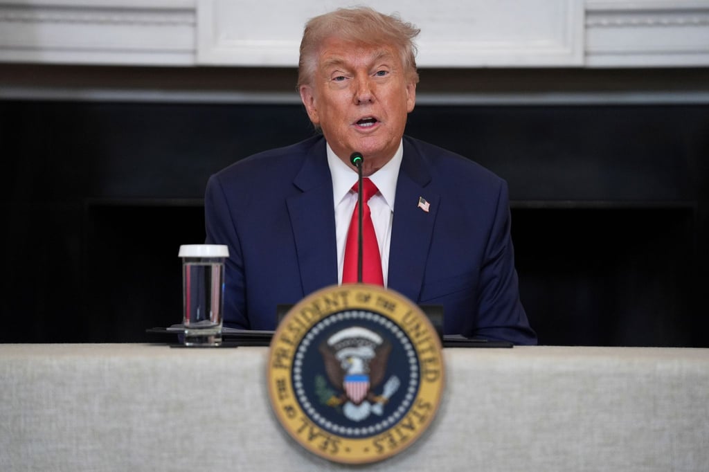 „Er ist auf seine Art wahrscheinlich froh, dass ich mich einmische“, sagt Trump über Newsom.