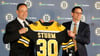 Marco Stum wurde als neuer Coach der Boston Bruins präsentiert.