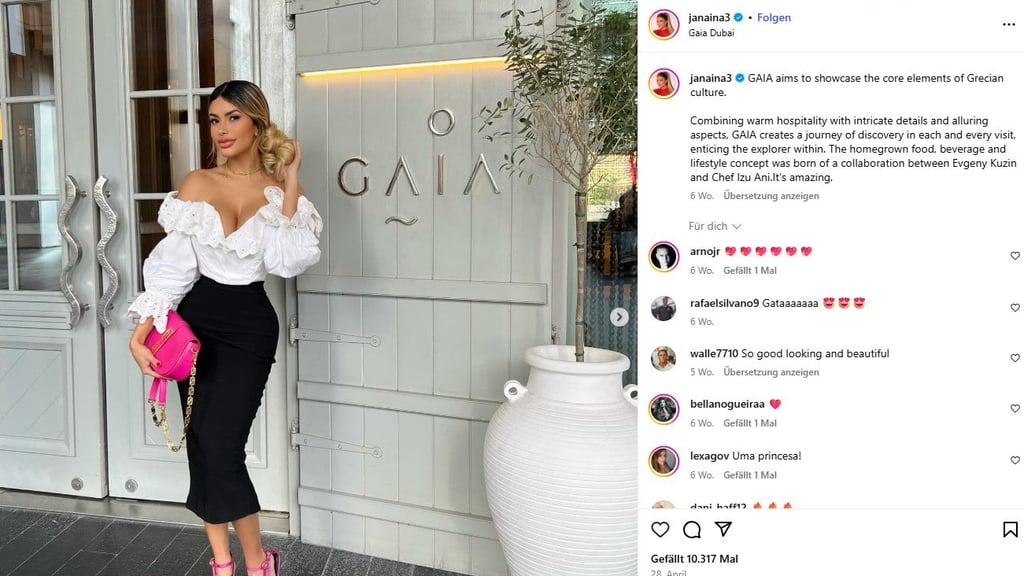 Die brasilianische Influencerin Janaina Prazeres wurde von einer Dating-App gesperrt.