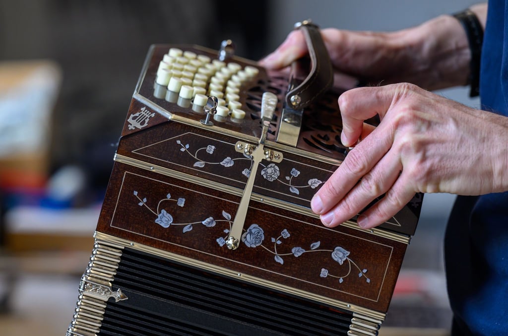 Untrennbar mit dem Tango verbunden: Mit dem Bandoneon haben Sachsens Instrumentenbauer an der Geschichte des Tangos mitgeschrieben.