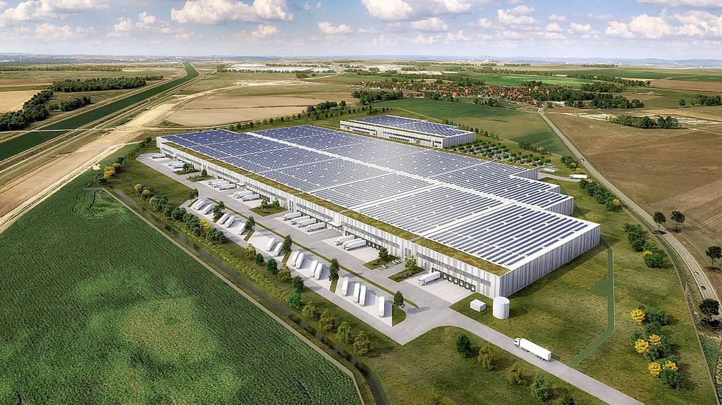 So hätte das geplante Logistigzentrum an der B71 in Wedringen aussehen können.