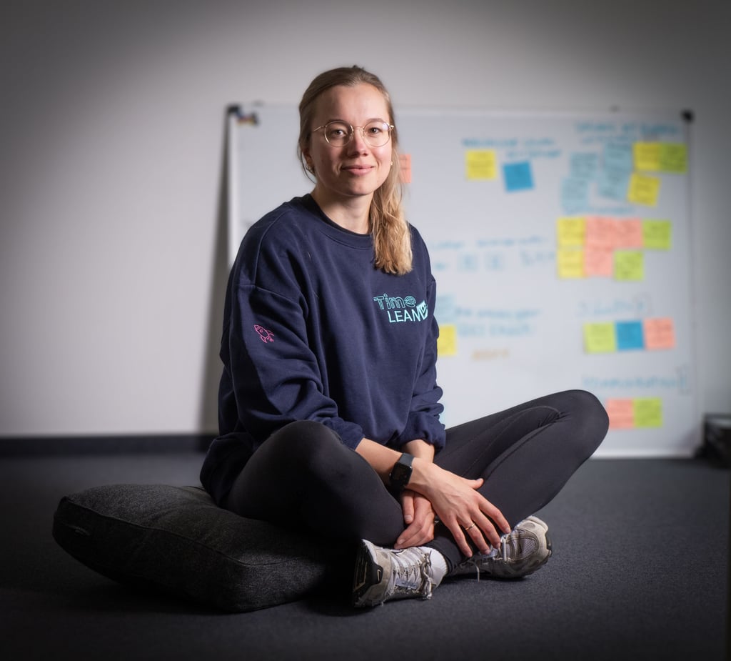 Saskia Meenken ist bei TimeLEAN für die Firmenkultur und das Personal zuständig.