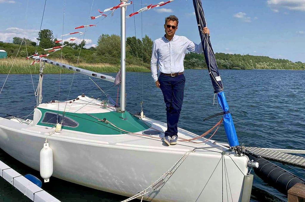 Zu den ersten Vorhaben gehörte für Geschäftsführer René Walliser die Reparatur der Steganlage. Dort können nun mehr Boote anlegen.