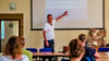 Marco Spielau, Ernährungswisenschafter und Ruder-Weltmeister  aus Zschornewitz hält einen Vortrag zur Ernährung. 