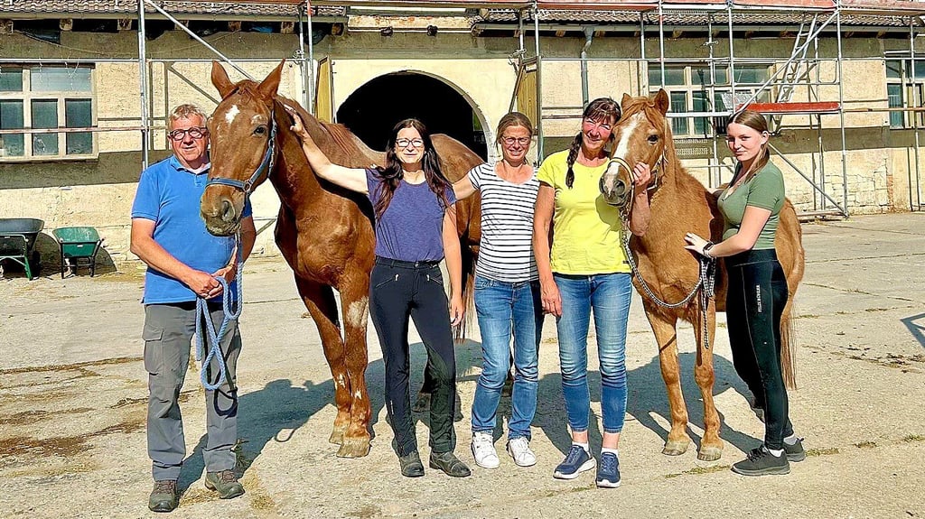 Beim Müchelner Reitverein St. Ulrich wird gerade das Fest zum 30-jährigen Jubiläum vorbereitet. Im Hintergrund sieht man die laufende Sanierung der Dächer der Gebäude des Vereinsgeländes, die dann mit Solar ausgestattet werden. Dafür ist der Verein eine Kooperation mit einem Partner eingegangen. Allein hätten sie das niemals stemmen können, sagen die Mitglieder.
