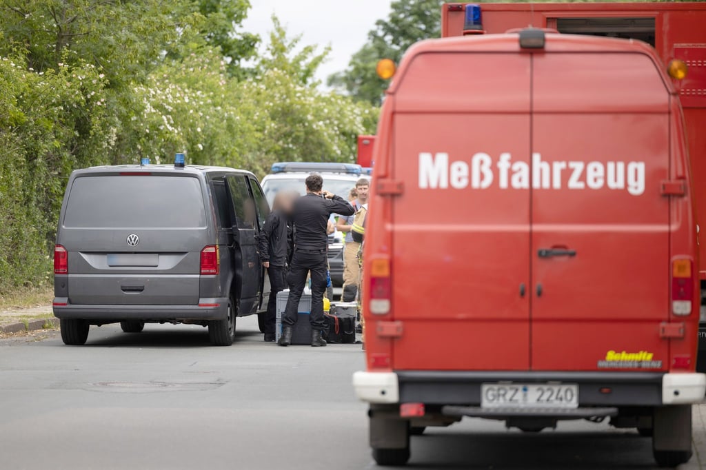 Ein verdächtiger Brief sorgt am Katasteramt in Zeulenroda für einen Polizeieinsatz.