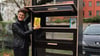 Ende April stellte Blanka Janiga die ersten Bücher in den neuen Bücherschrank in Magdeburg Buckau.