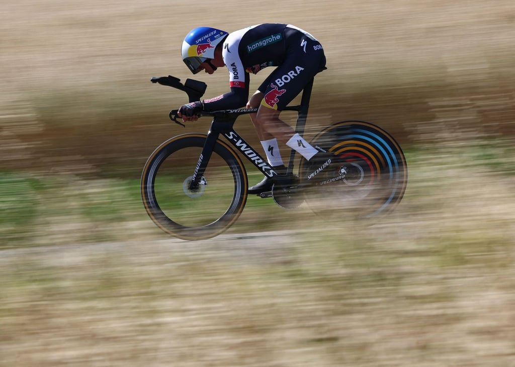 Florian Lipowitz ist bei der Dauphiné-Rundfahrt nun schon Gesamtzweiter.