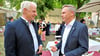 Marcel Osterburg (rechts) gibt die Präsidentschaft beim Rotary Club Aschersleben an Heiko Grunert ab. 