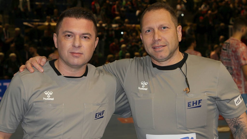 Slave Nikolov und Gjorgji Nachevski leiten das Halbfinale zwischen dem SC Magdeburg und dem FC Barcelona. Im Februar war das Duo aus Narodmazedonien beim Heimspiel der Grün-Roten gegen Aalborg im Einsatz.