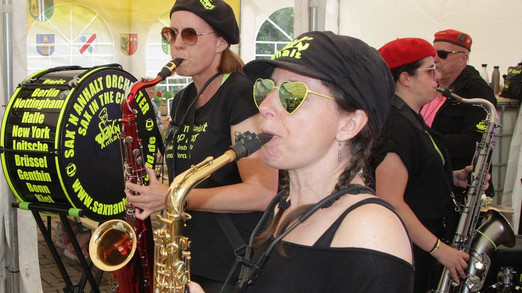 Das Sax'n Anhalt Orchester wird beim Tag der offenen Tür im Colbitzer Wasserwerk spielen.