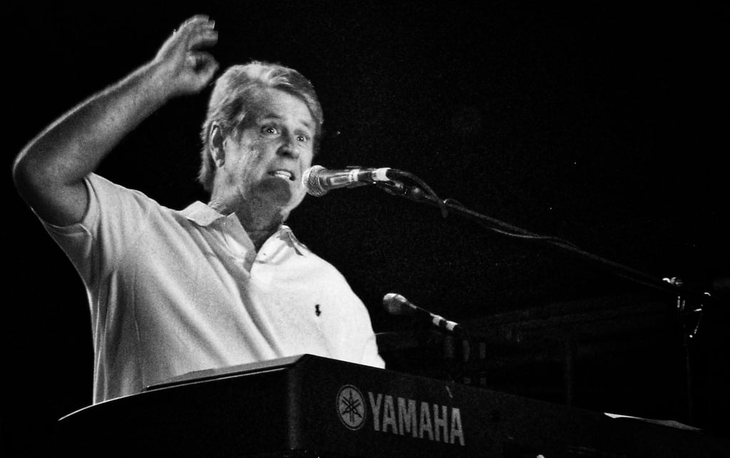 Brian Wilson von den Beach Boys bei einem Auftritt in Leipzig.