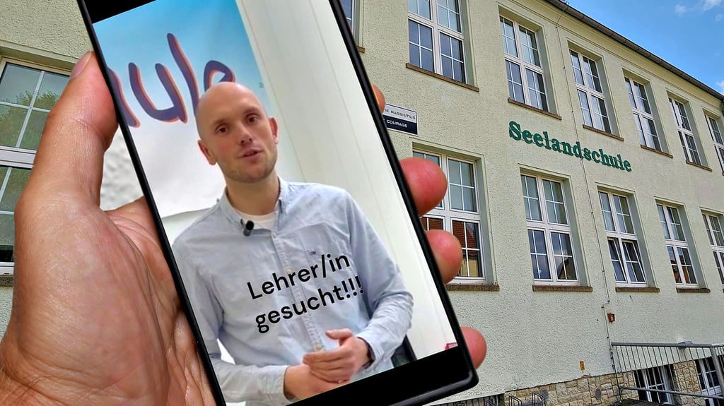 Die Nachterstedter Seelandschule hat ein Werbevideo erstellt, um Lehrer anzulocken.
