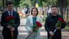 Staats- und Regierungschefs aus Südosteuropa legten in Odessa Blumen für gefallene ukrainische Soldaten nieder.